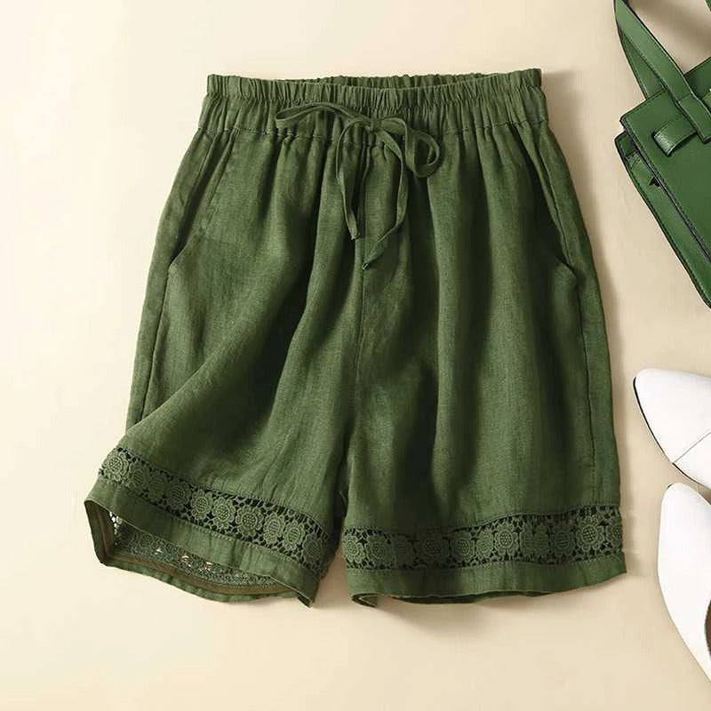 Mia | Élégant Short Décontracté Fleuri d'Été 4