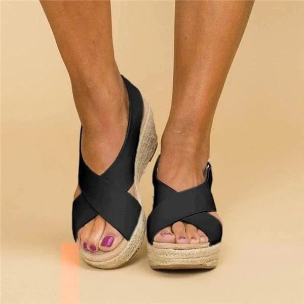 Mia | Élégantes Sandales Compensées Confortables 1