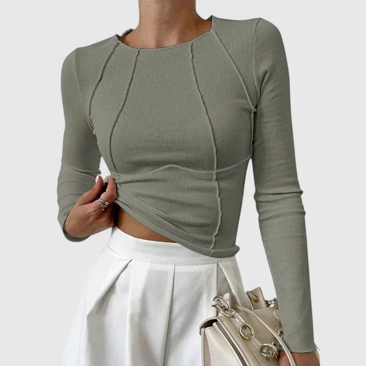Mia | Haut Chic à Manches Longues Confortable 4