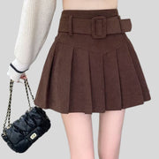 Mini-Jupe-Velours-Cotelé