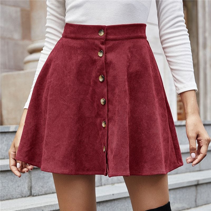 Mini-Jupe-en-Velours