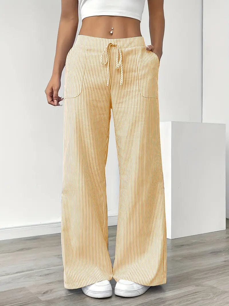 Nina | Pantalon Élégant avec Poches et Taille Haute | Confort Optimal pour Toutes les Occasions 0