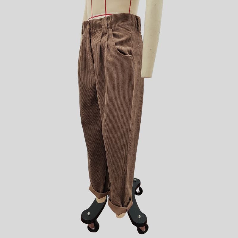 Pantalon chino velours femme new arrivals