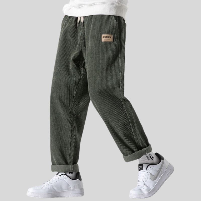 Pantalon-Chino-Velours-Homme