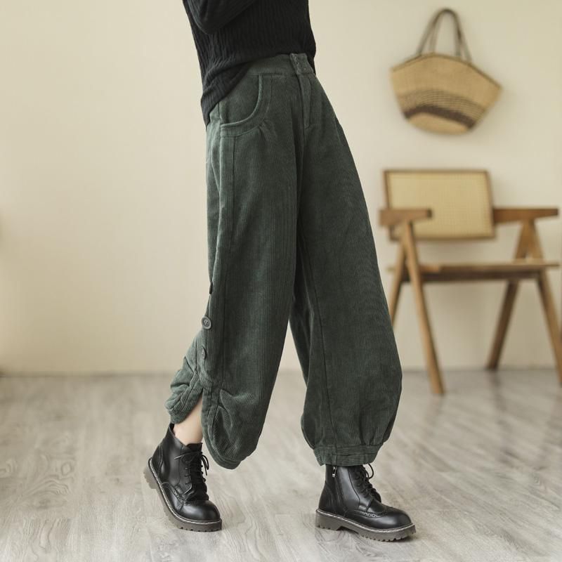 Pantalon-Cotele-Velour-Femme