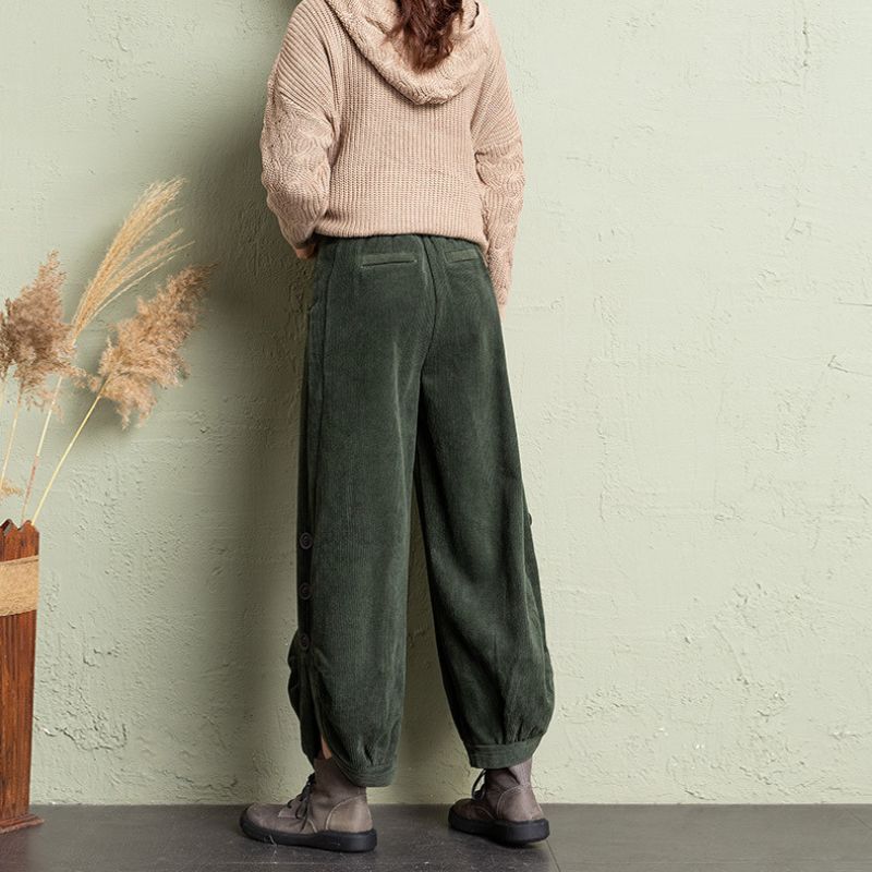 Pantalon-Cotele-Velour-Femme