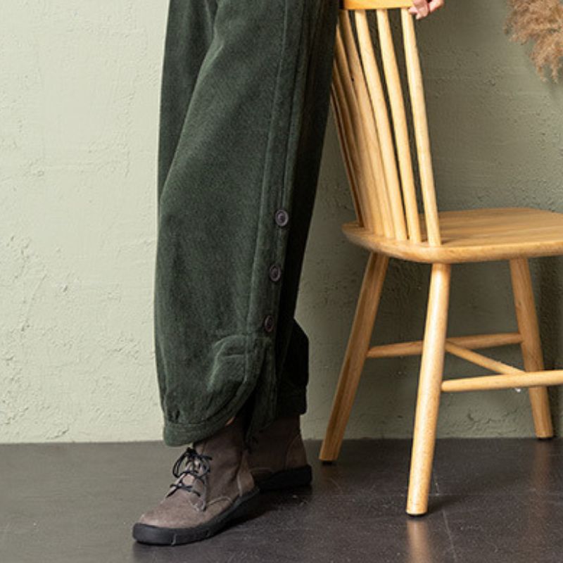 Pantalon-Cotele-Velour-Femme