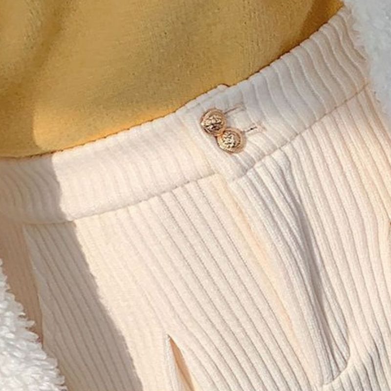 Pantalon-Femme-Velours-Grosses-Cotes