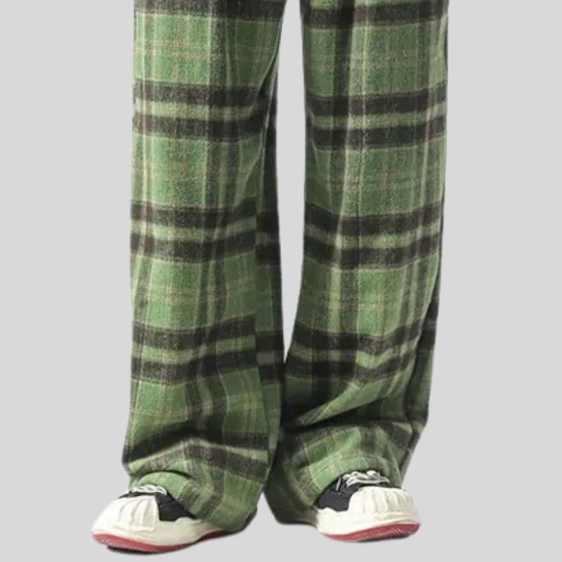 Pantalon-Homme-Velours-Vert