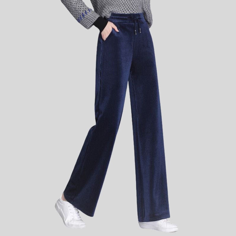 Pantalon jogging velours discount femme