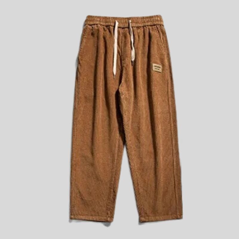 Pantalon-Velour-Camel