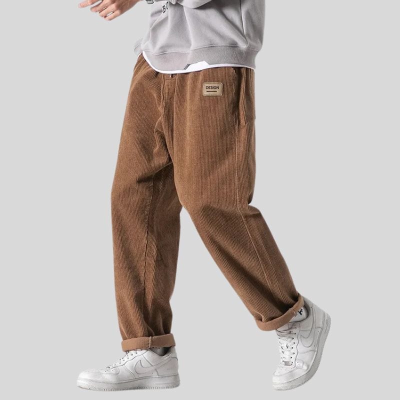 Pantalon-Velour-Camel