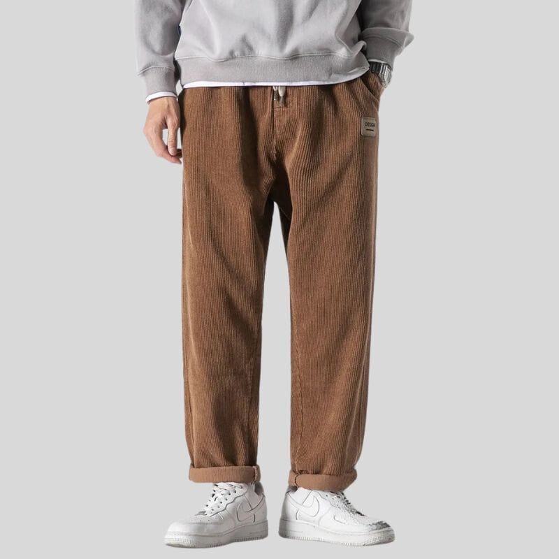 Pantalon-Velour-Camel