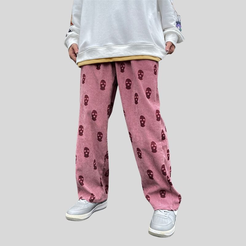 Pantalon-Velour-Cotelé-Homme