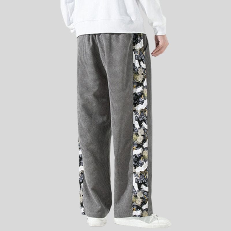 Pantalon-Velour-Homme-Grande-Taille