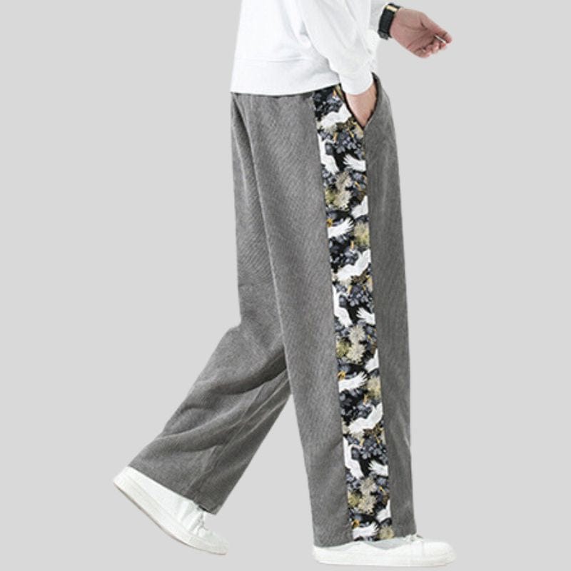 Pantalon-Velour-Homme-Grande-Taille