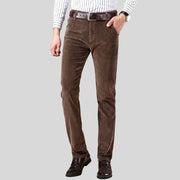 Pantalon-Velour-Marron-Homme