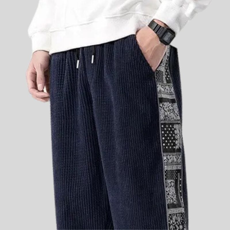 Pantalon-Velours-Bleu-Marine