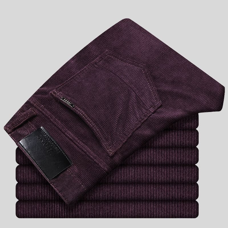 Pantalon-Velours-Bordeaux-Homme