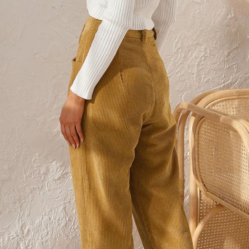 Pantalon velours 2024 camel femme