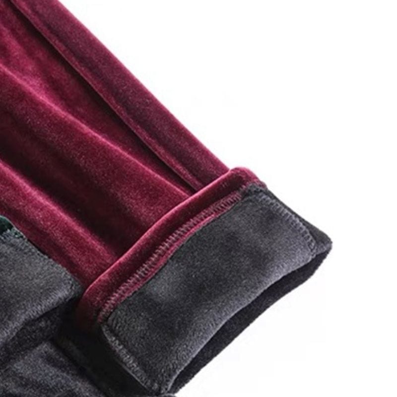 Pantalon-Velours-Femme-Slim