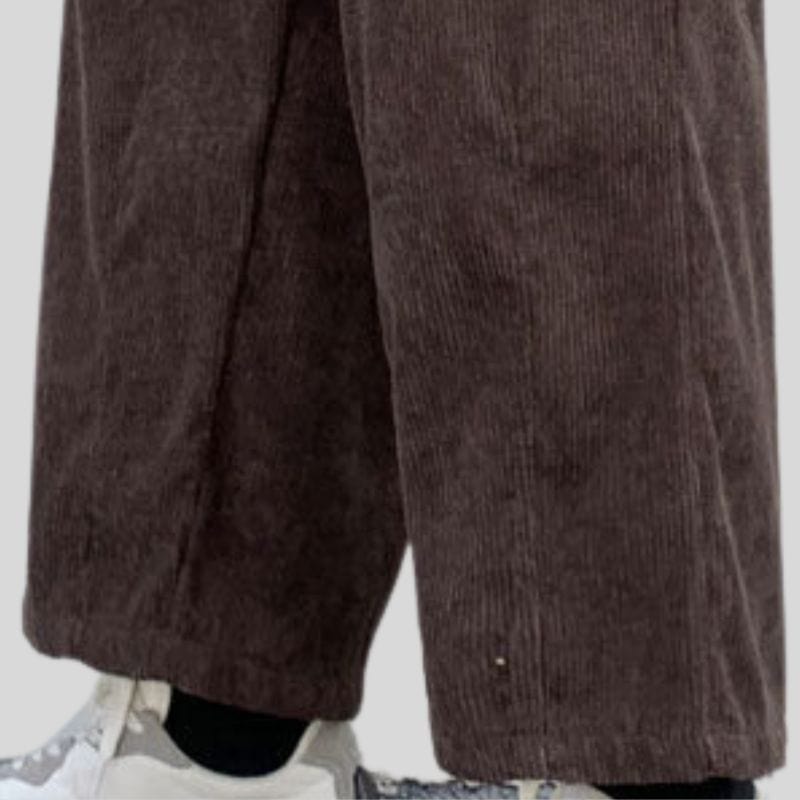 Pantalon-Velours-Marron-Homme