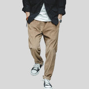 Pantalon-en-Velour-Marron-Homme