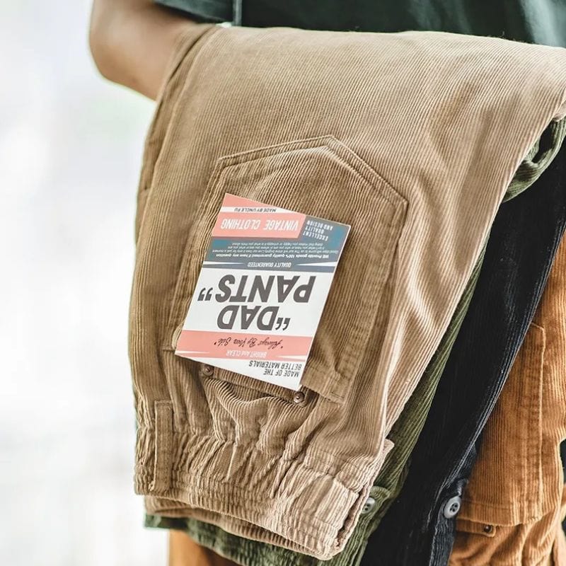 Pantalon-en-Velour-Marron-Homme