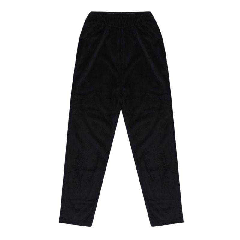 Pantalon-en-Velours-Noir-Femme