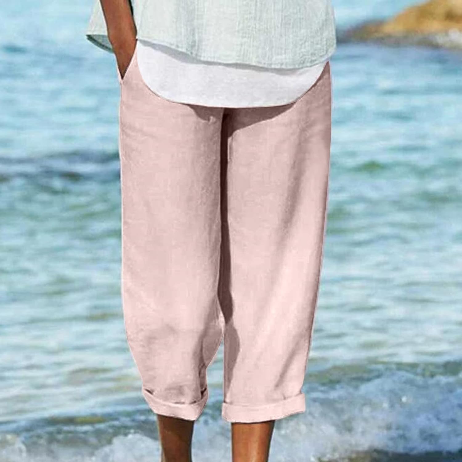 Pantalon Court Homme Léger en Coton avec Conception Respirante | Idéal pour les Journées Ensoleillées 1