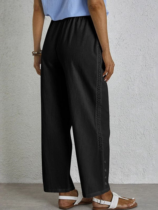 Pantalon Décontracté Homme Boutonné avec Taille Réglable - Élégance et Confort au Quotidien 4