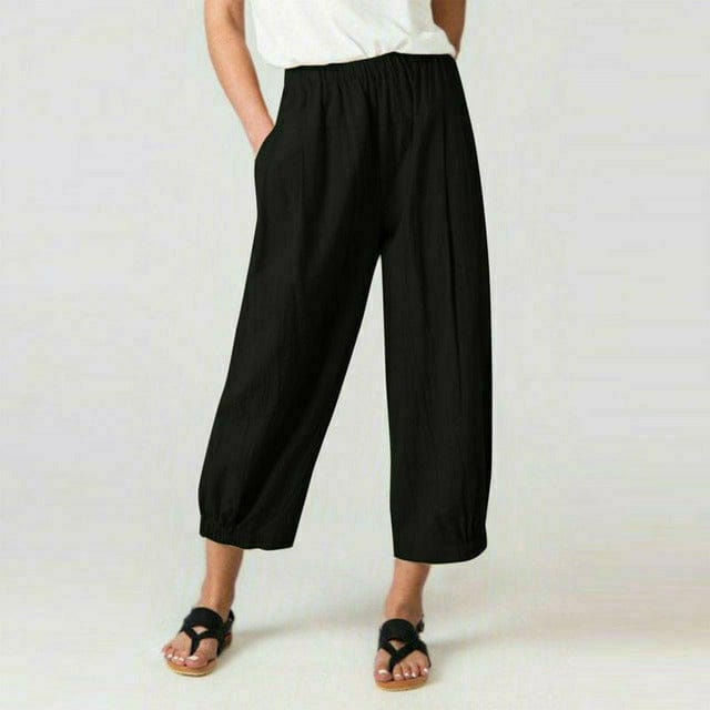 Pantalon Décontracté Homme en Coton et Lin avec Taille Élastique | Confort Optimal pour Détente et Élégance 3