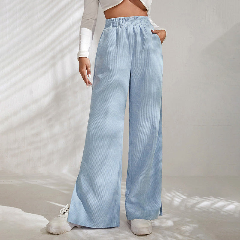 Pantalon Détente Femme | Taille Élastique et Poches Latérales | Style Décontracté pour Confort Optimal 5