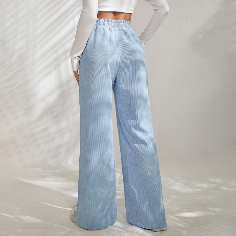 Pantalon Détente Femme | Taille Élastique et Poches Latérales | Style Décontracté pour Confort Optimal 7
