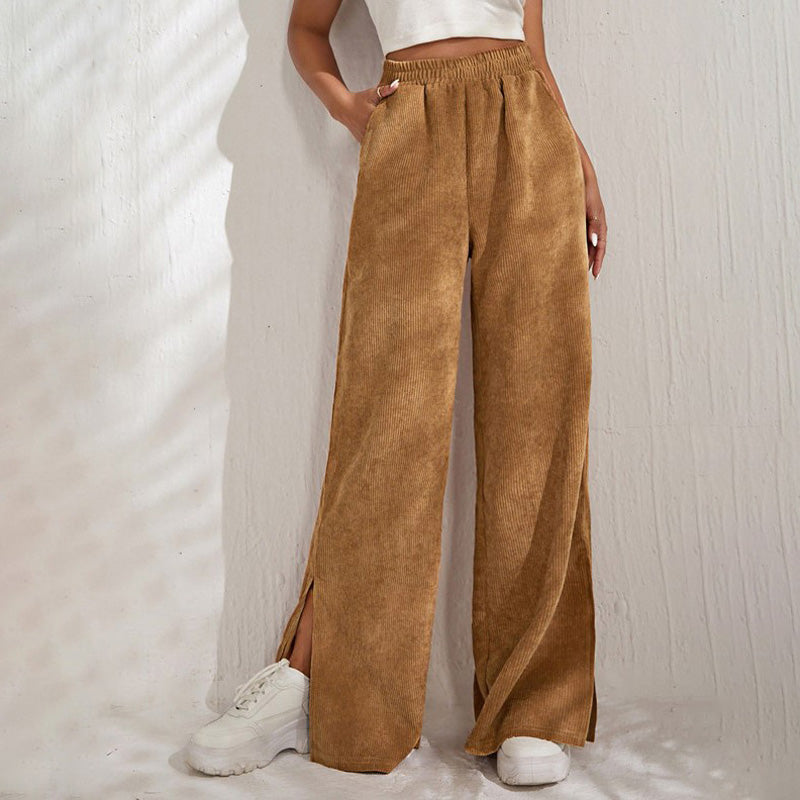 Pantalon Détente Femme | Taille Élastique et Poches Latérales | Style Décontracté pour Confort Optimal 8