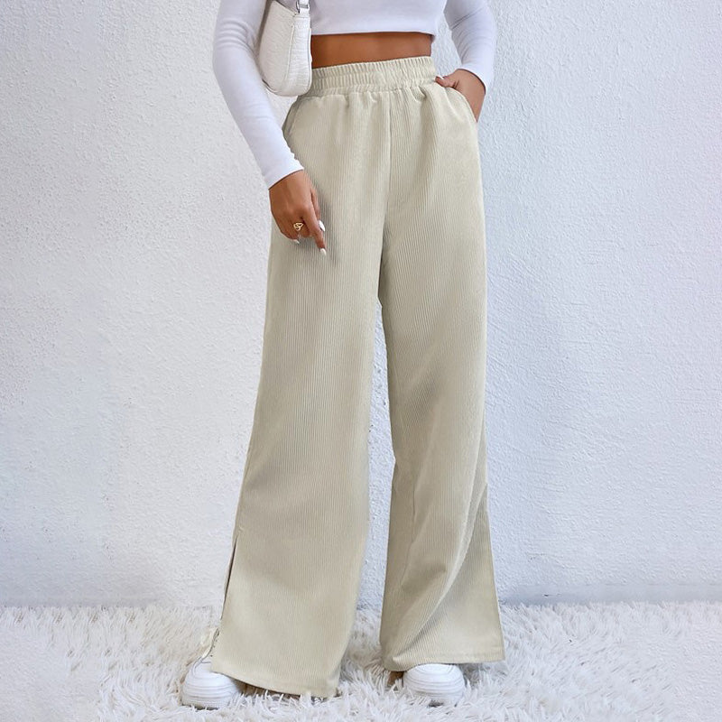 Pantalon Détente Femme | Taille Élastique et Poches Latérales | Style Décontracté pour Confort Optimal 9