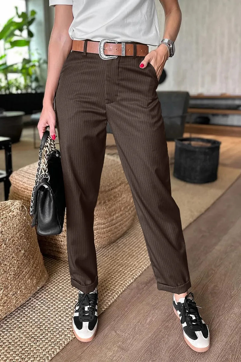 Pantalon Élégant Femme | Pantalon Taille Haute avec Confort Optimal | Polyvalent pour Toutes les Occasions 1