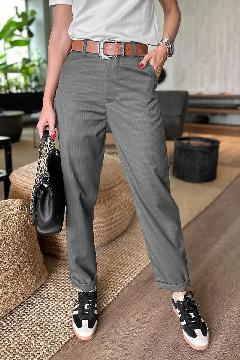 Pantalon Élégant Femme | Pantalon Taille Haute avec Confort Optimal | Polyvalent pour Toutes les Occasions 3