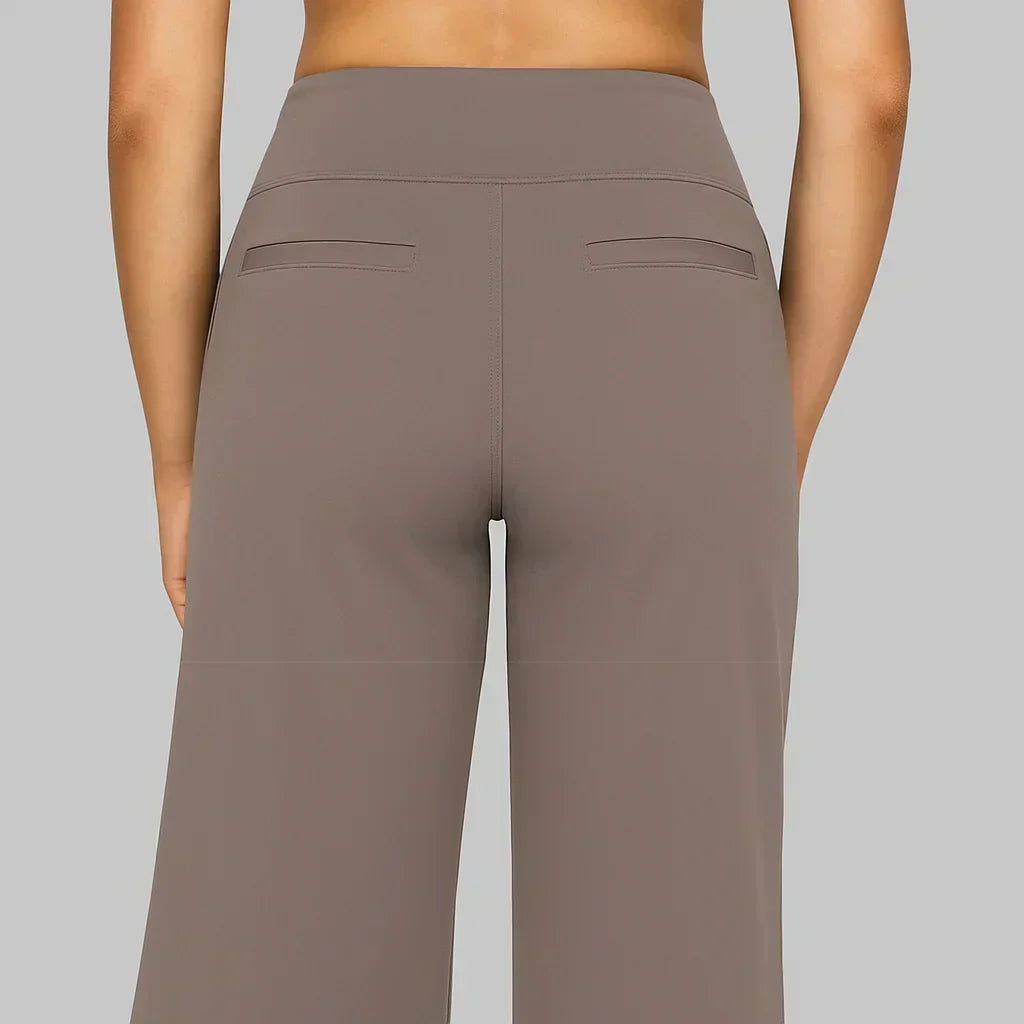 Pantalon Fluide Femme Confortable avec Taille Élastique | Style Décontracté pour Liberté de Mouvement 3
