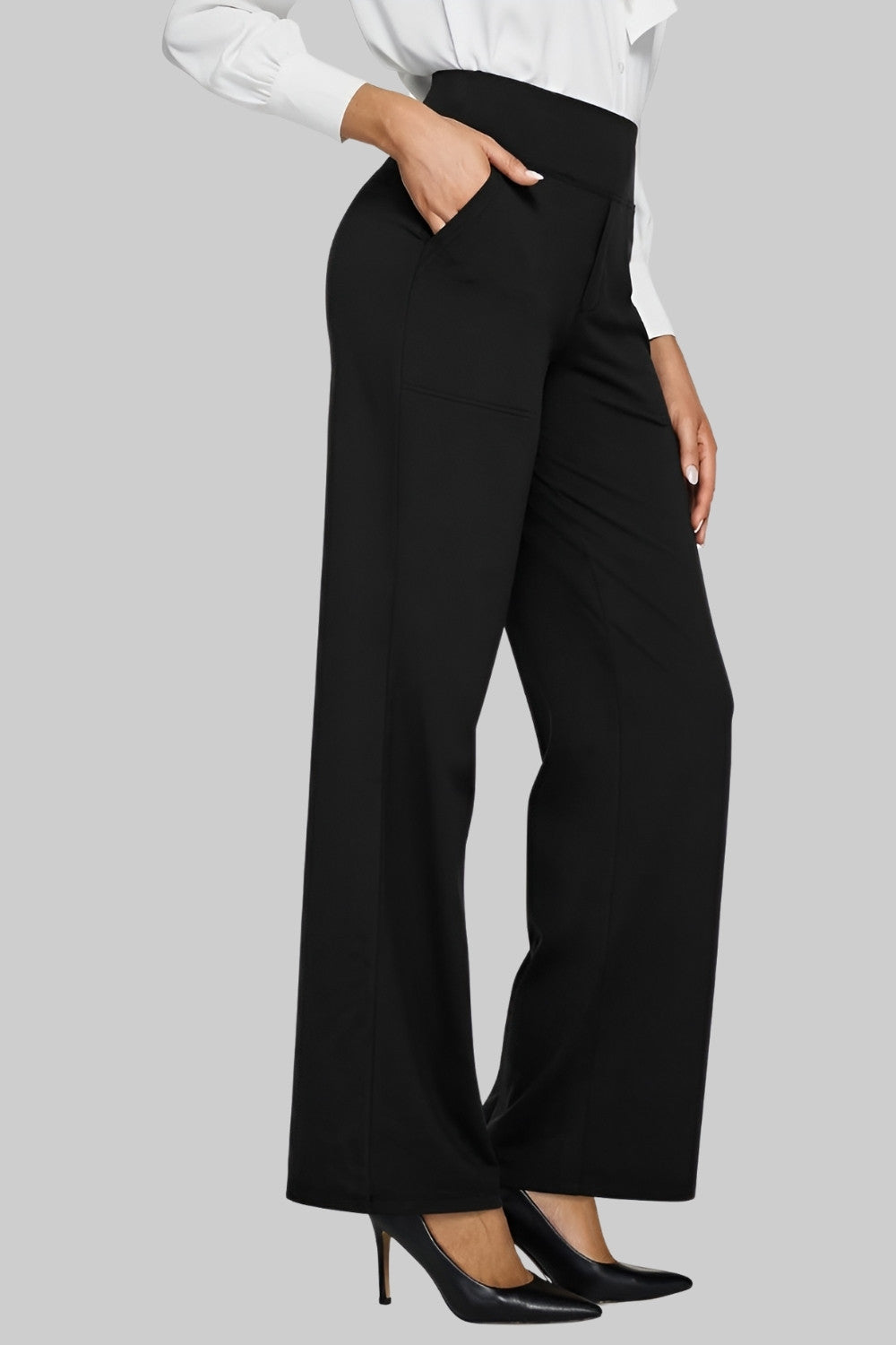 Pantalon Fluide Femme Confortable avec Taille Élastique | Style Décontracté pour Liberté de Mouvement 5