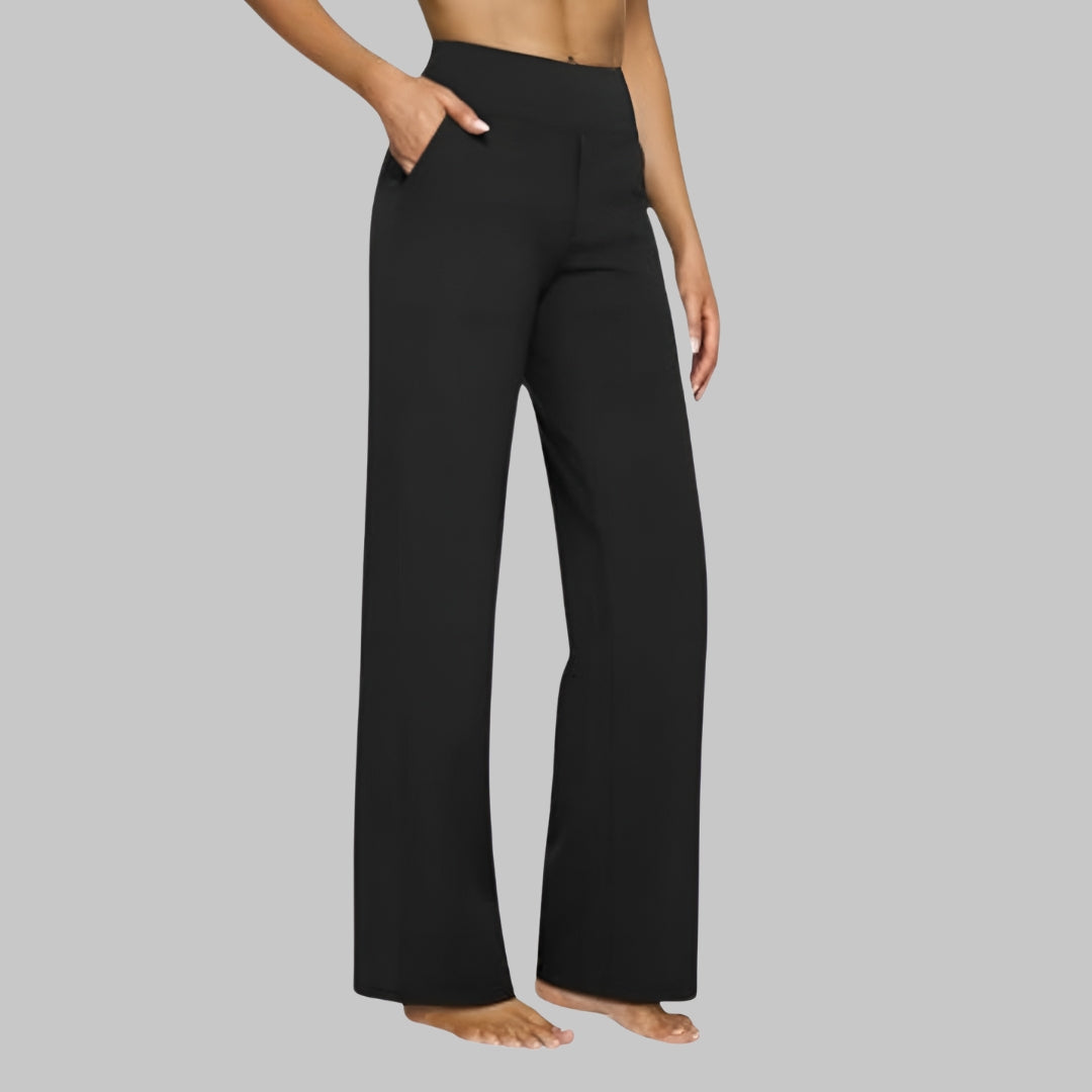Pantalon Fluide Femme Confortable avec Taille Élastique | Style Décontracté pour Liberté de Mouvement 9