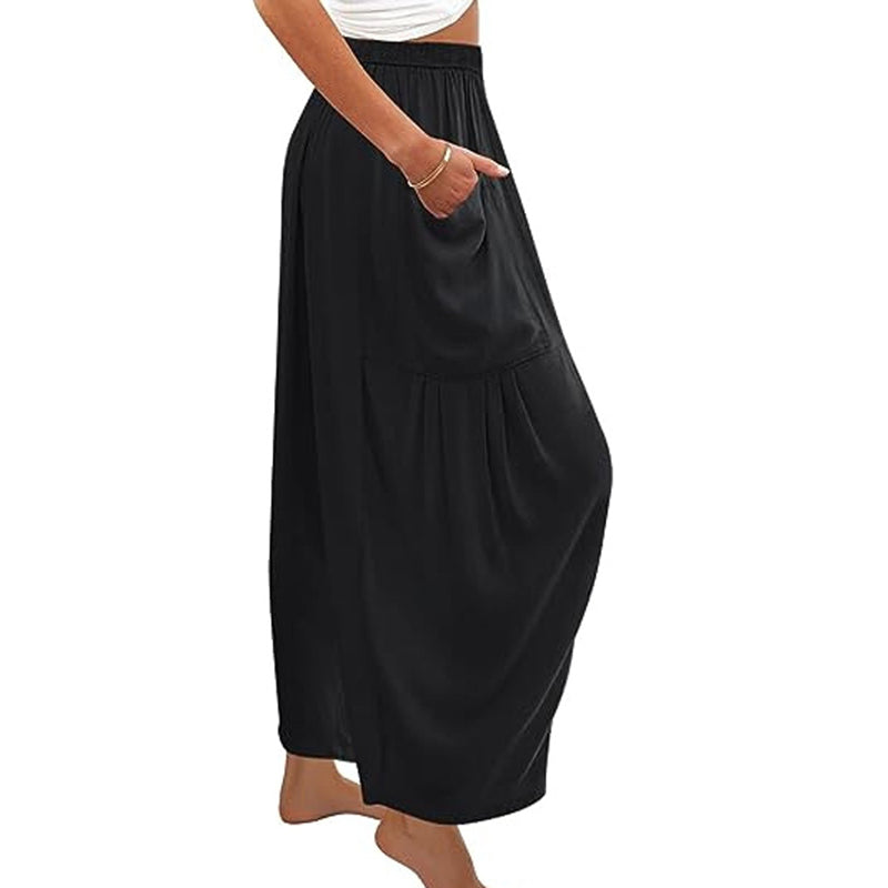 Pantalon d'Été Femme | Pantalon Sarouel Légère avec Ceinture Élastique | Style Décontracté pour Confort et Liberté 3