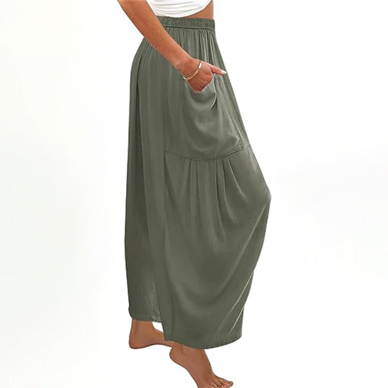 Pantalon d'Été Femme | Pantalon Sarouel Légère avec Ceinture Élastique | Style Décontracté pour Confort et Liberté 7