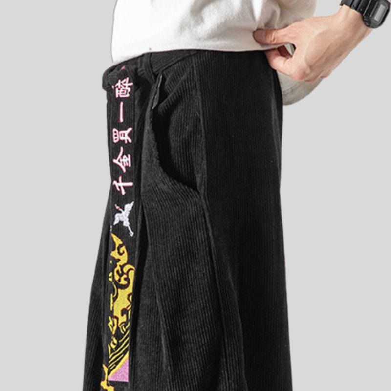 Pantalons-Homme-Velours