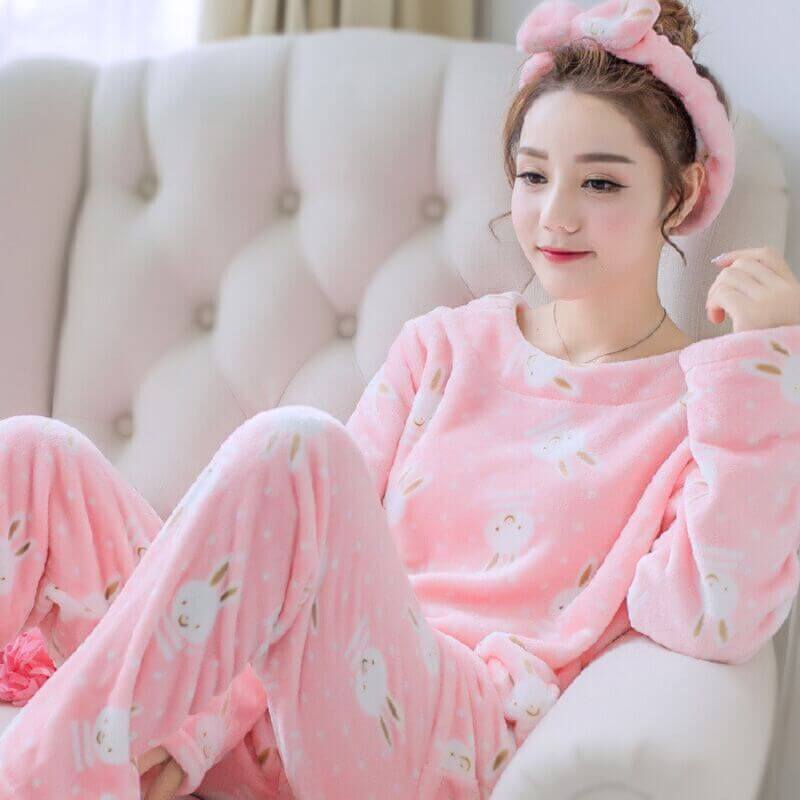 Pyjama-en-Velours-Femme