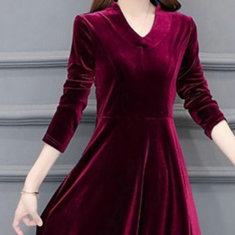 Robe-Bordeau-Velour