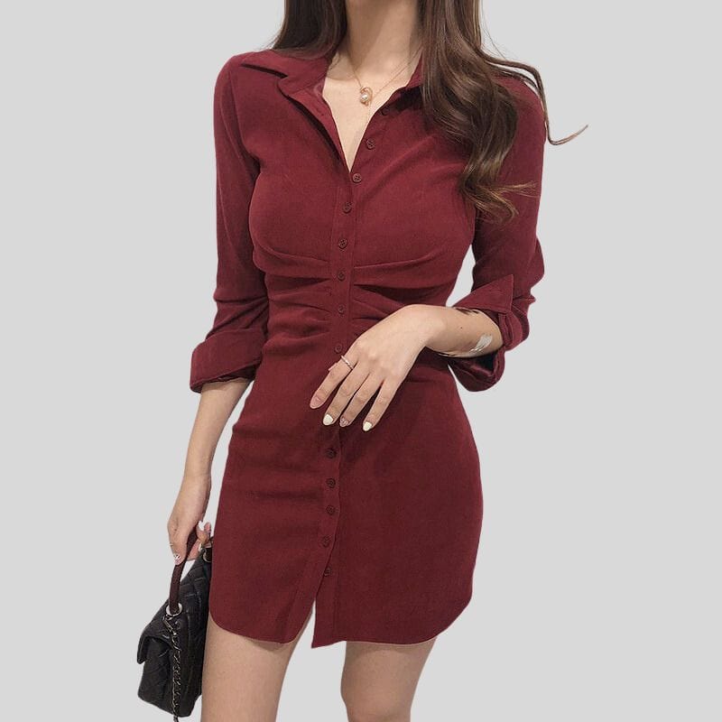 Robe-Chemise-Velours