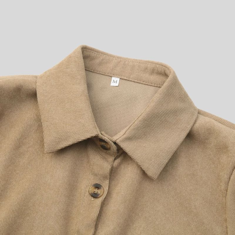 Robe-Velours-Côtelé