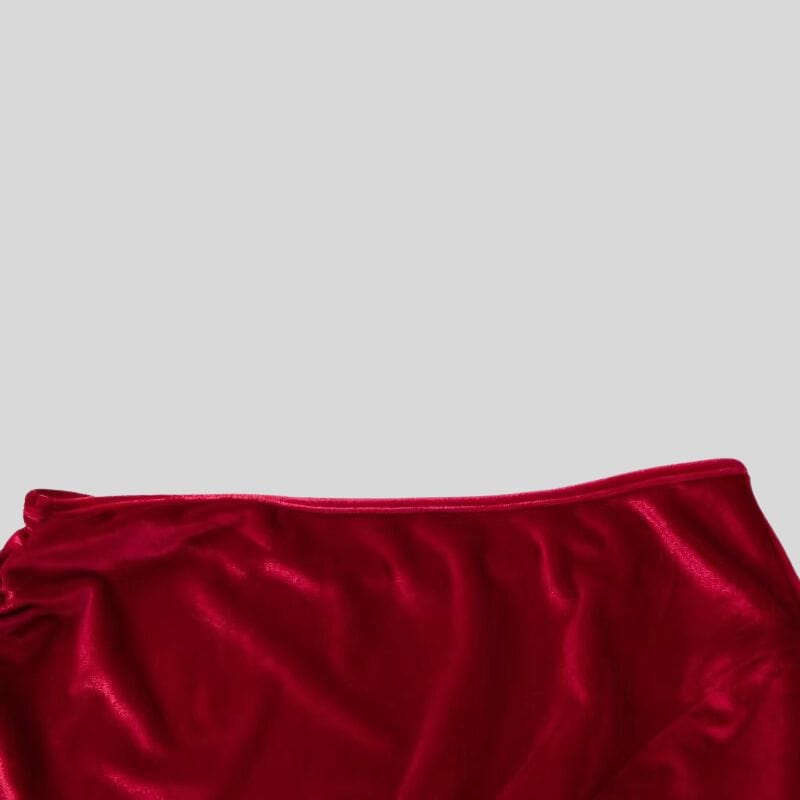 Robe-Velours-Rouge