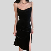 Robe-en-Velour-Noire